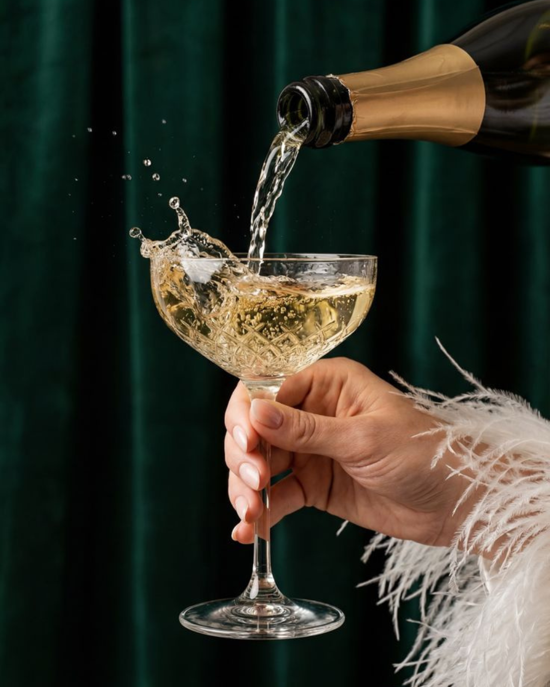 Champagne and premium spirits