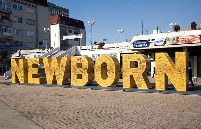 Newborn Monument in Pristina